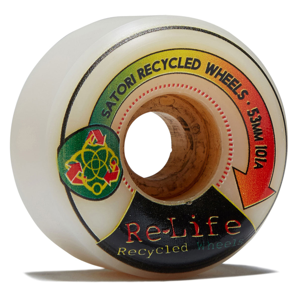 Satori Movement ReLife Recycled Conical 101a Skateboard Wheels - 53mm image 1