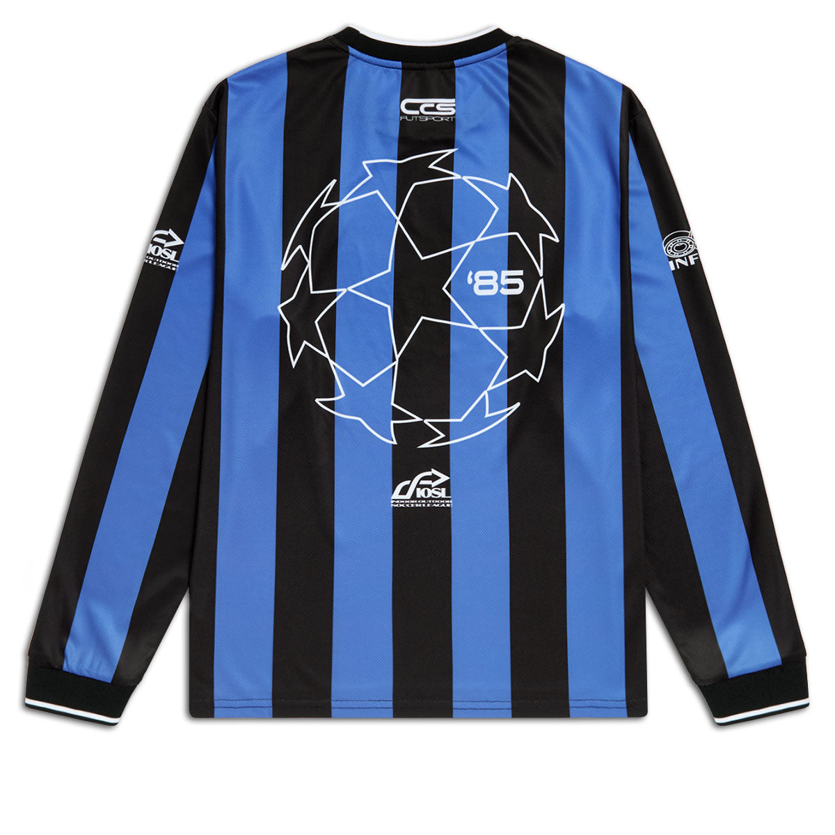 CCS Retro '85 Long Sleeve Soccer Jersey - Blue Stripe image 2