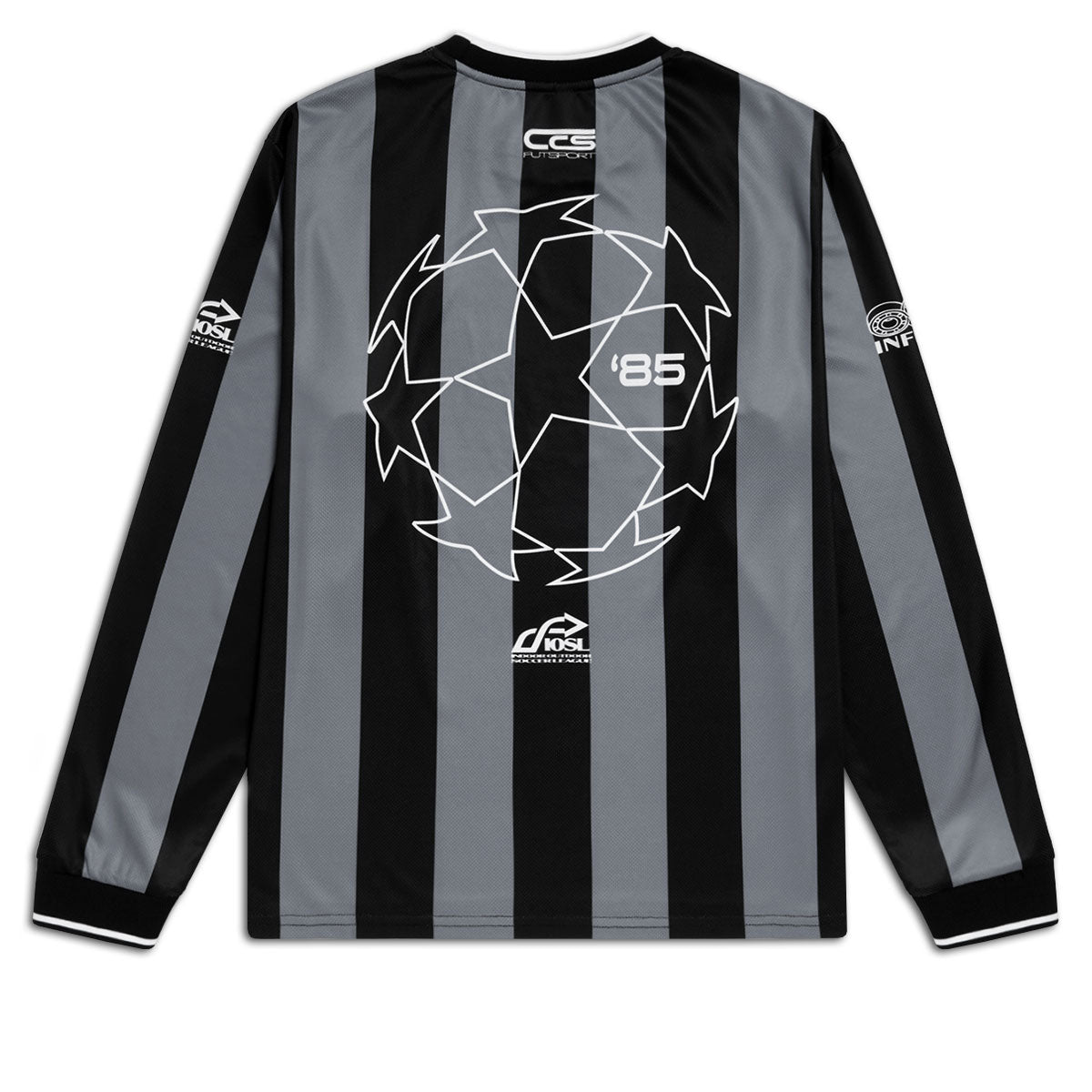 CCS Retro '85 Long Sleeve Soccer Jersey - Black Stripe image 2