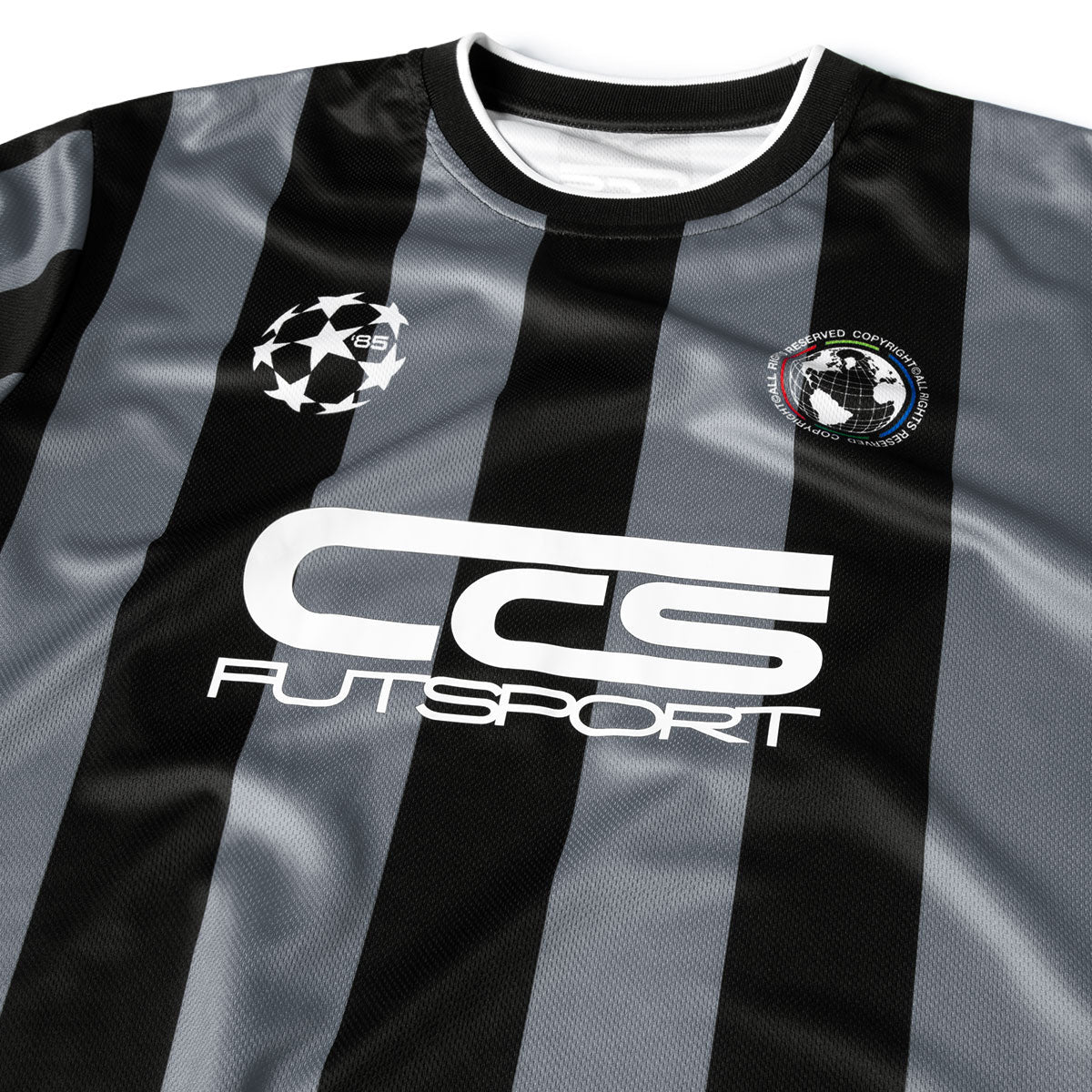 CCS Retro '85 Long Sleeve Soccer Jersey - Black Stripe image 3