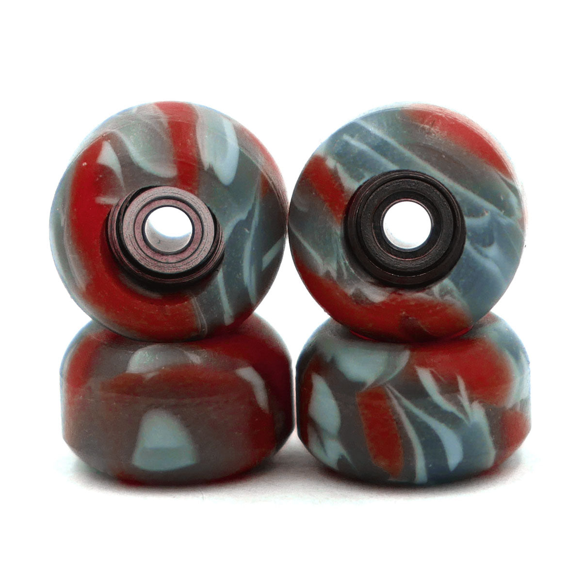 SlushCult Swirl Grom Fingerboard Wheels - Red image 1