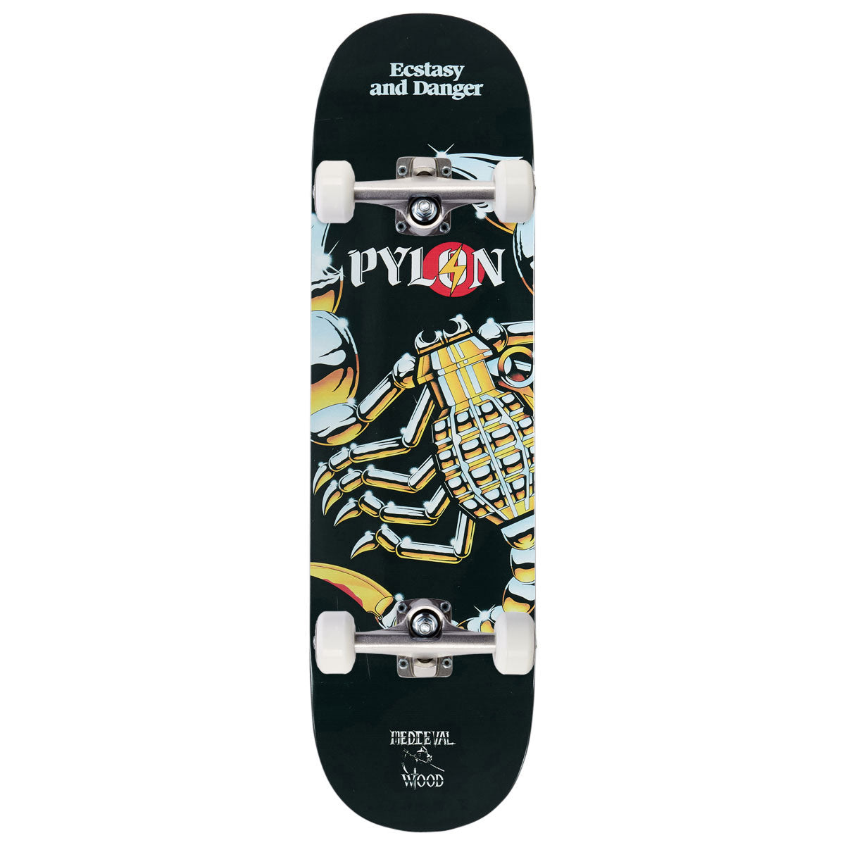 Pylon Ecstasy And Danger Skateboard Complete - 8.625
