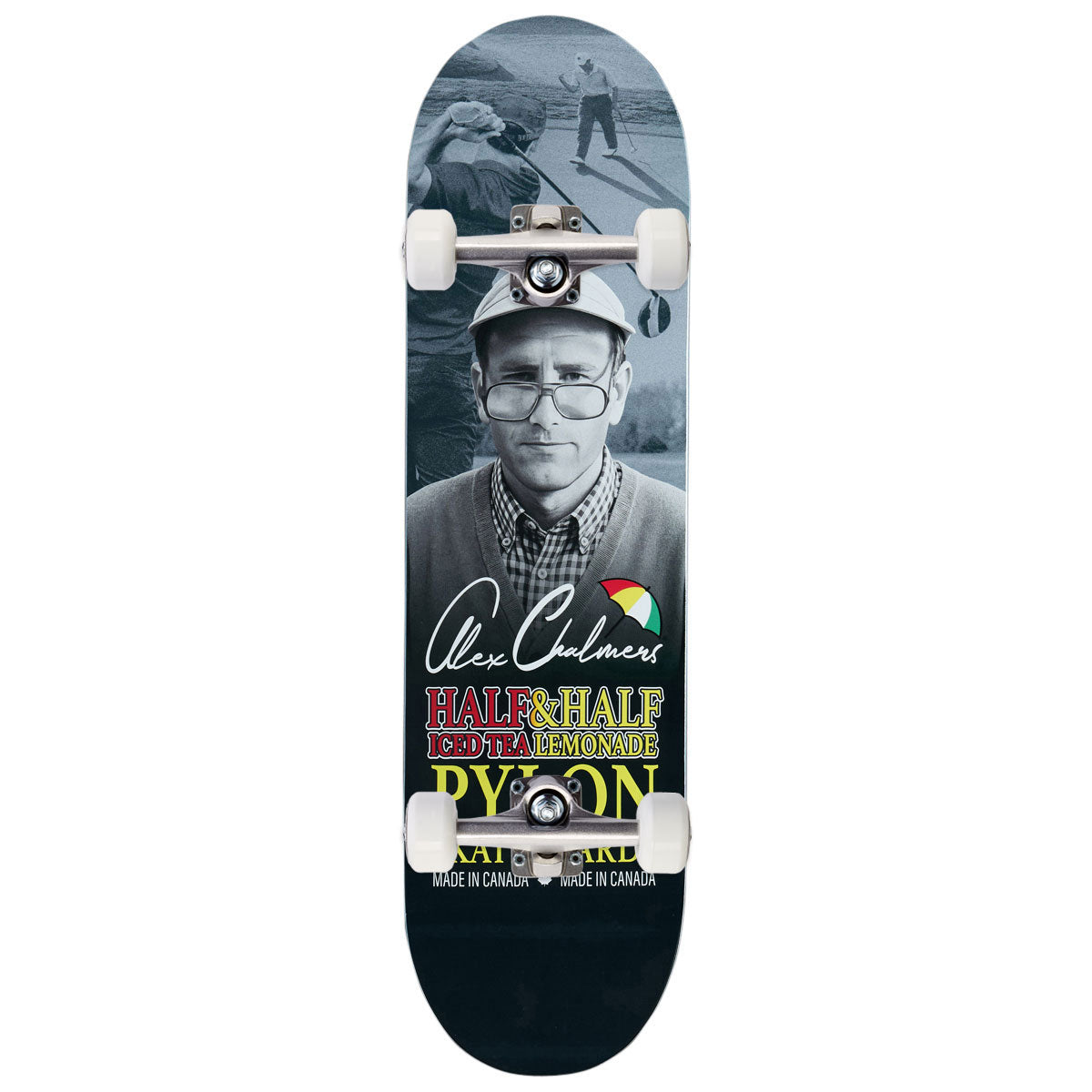 Pylon Alex Chalmers Half & Half Skateboard Complete - 8.50