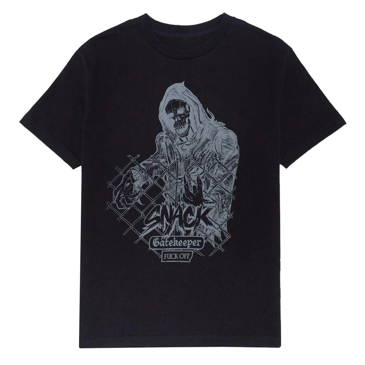 Snack Gatekeeper T-Shirt - Black image 1