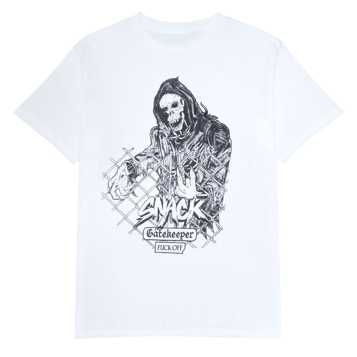 Snack Gatekeeper T-Shirt - White image 1