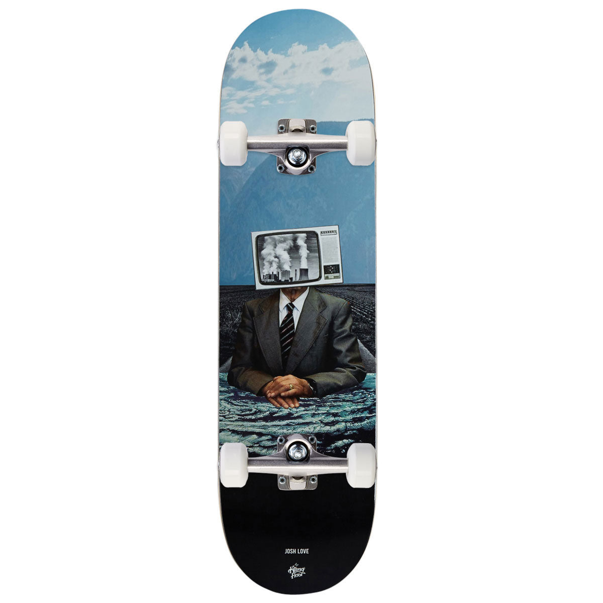 The Killing Floor Josh Love Fake News Skateboard Complete - 8.38