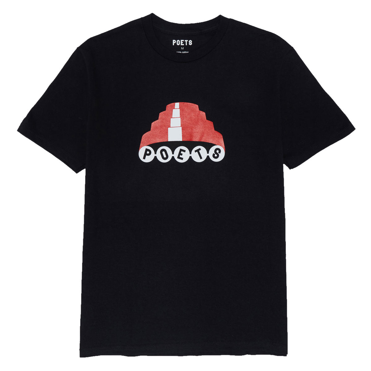 Poets Devo Screened T-Shirt - Black image 1