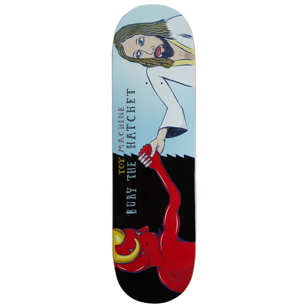 Toy Machine Bury The Hatchet Symmetrical Skateboard Deck - 9.00