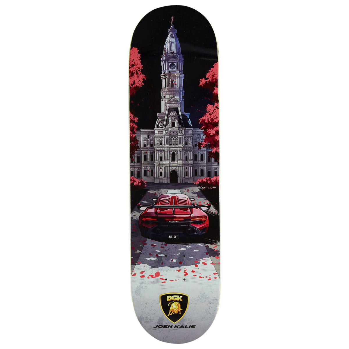 DGK Night Squad Kalis Skateboard Deck - 8.06