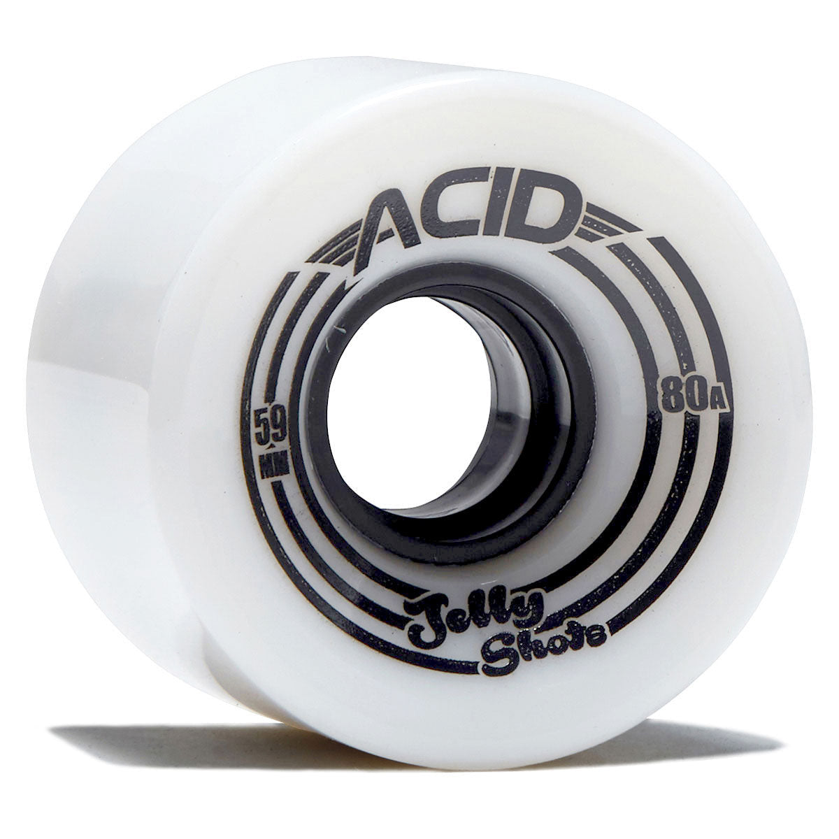 Acid Jelly Shots 80a Skateboard Wheels - White - 59mm image 1