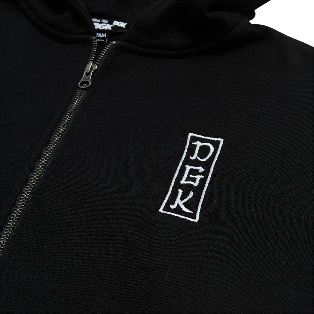 DGK Roamer Zip Up Hoodie - Black image 5