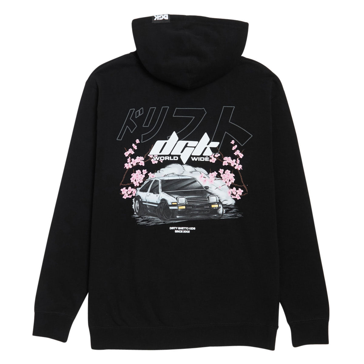 DGK Kanji Drift Hoodie - Black image 1