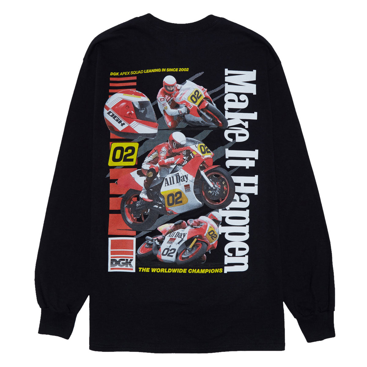 DGK Two Stroke Long Sleeve T-Shirt - Black image 2