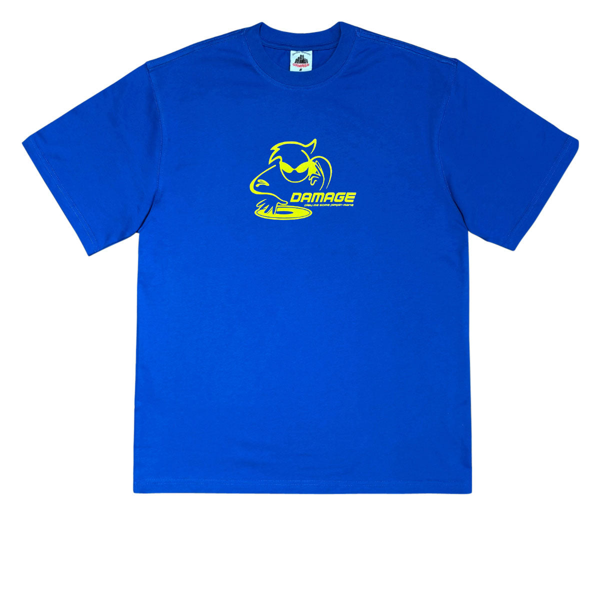 Damage Pimpin T-Shirt - Blue image 1