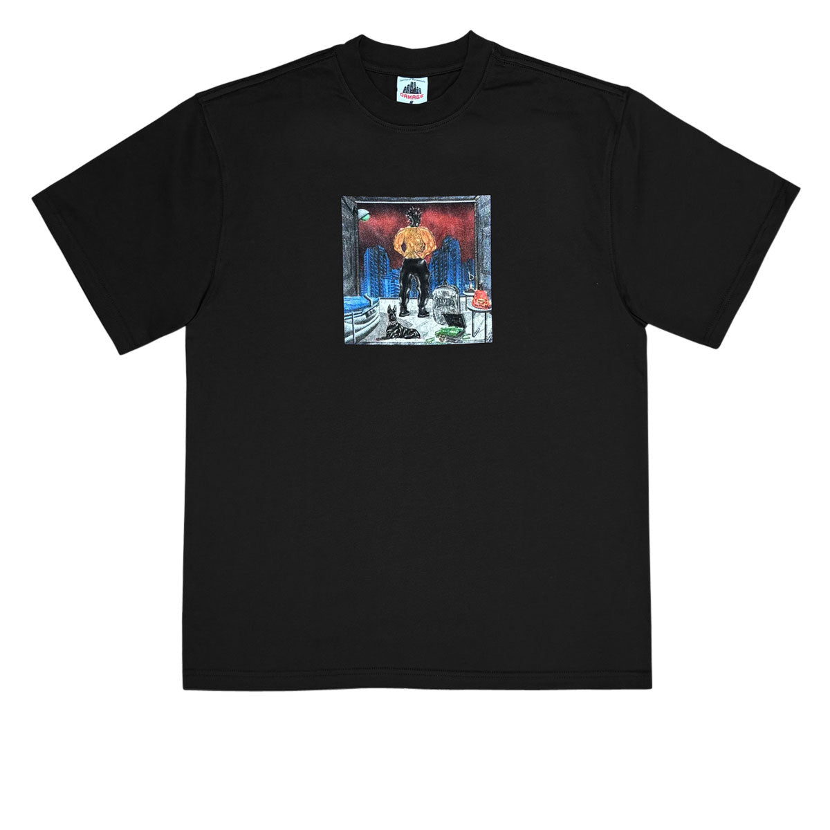 Damage Condo T-Shirt - Black image 1