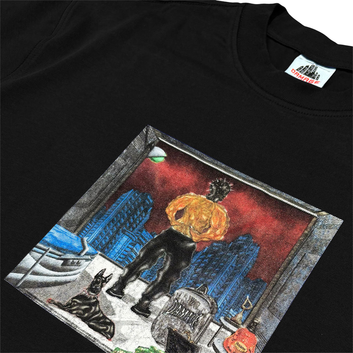 Damage Condo T-Shirt - Black image 2