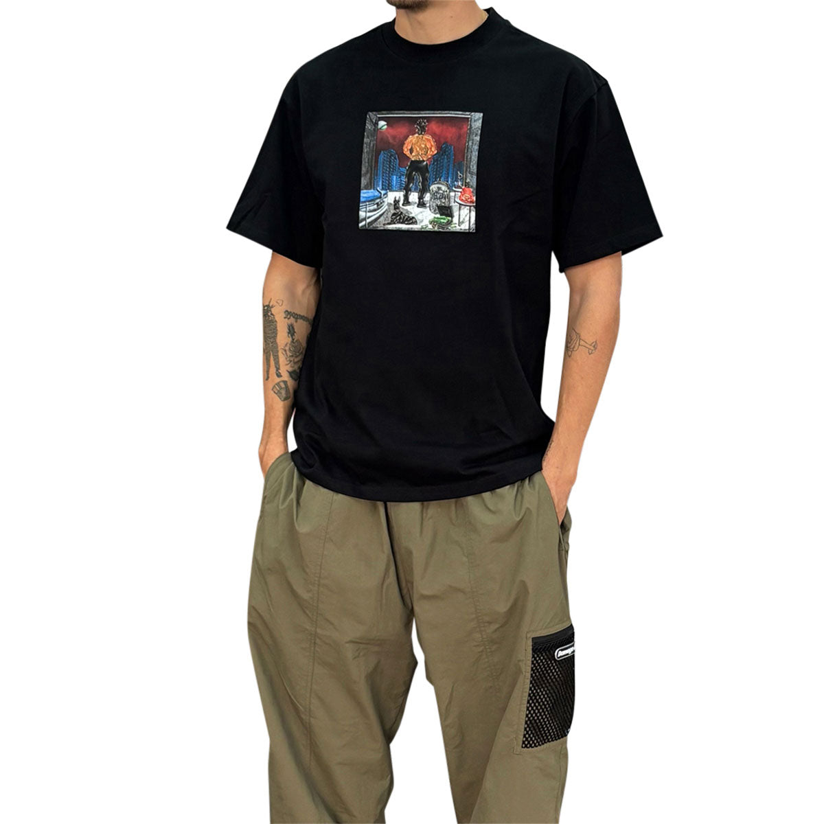 Damage Condo T-Shirt - Black image 3