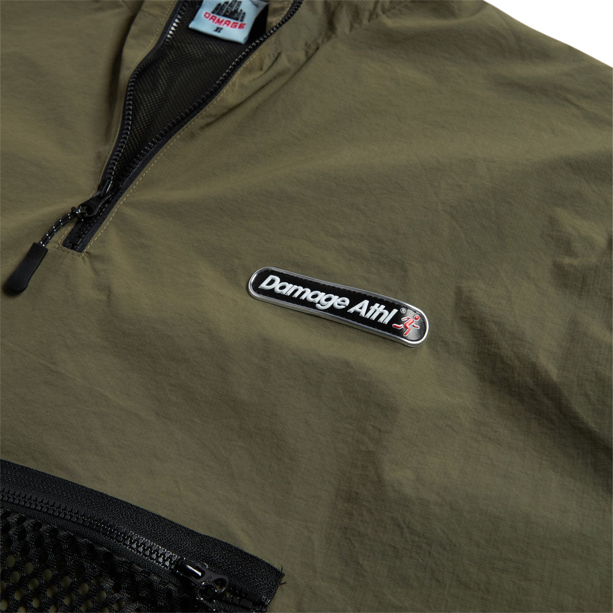 Damage Tundra 1/4 Zip Jacket - Military Green image 3