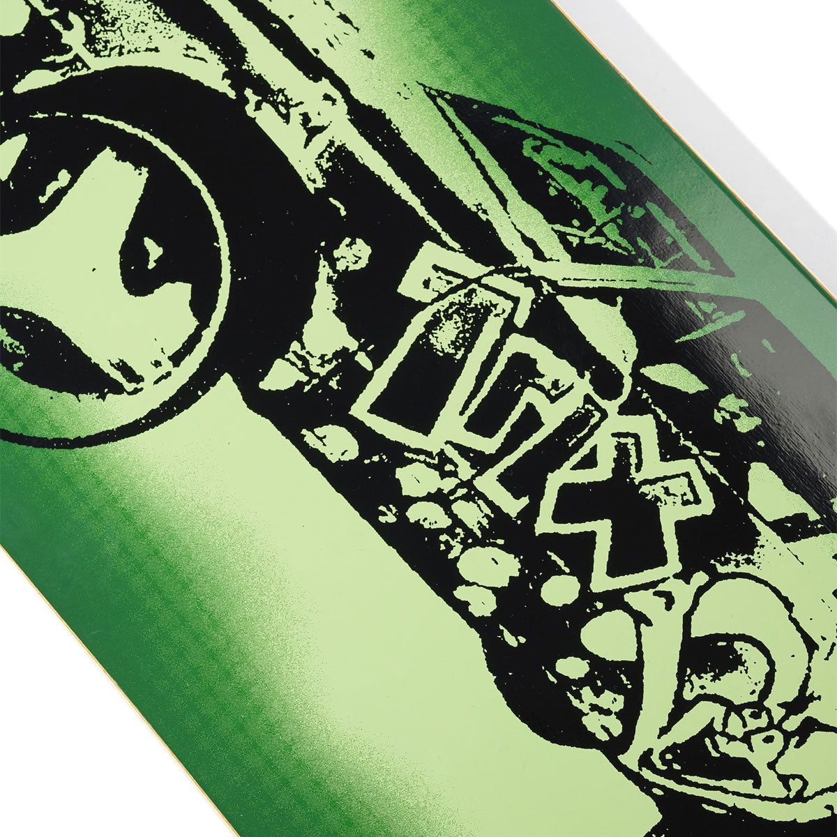 Cash Only Trix Skateboard Deck - Green - 8.50
