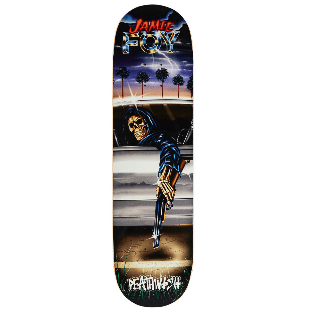 Deathwish Jamie Foy Samborgini Reaper Skateboard Deck - 8.25