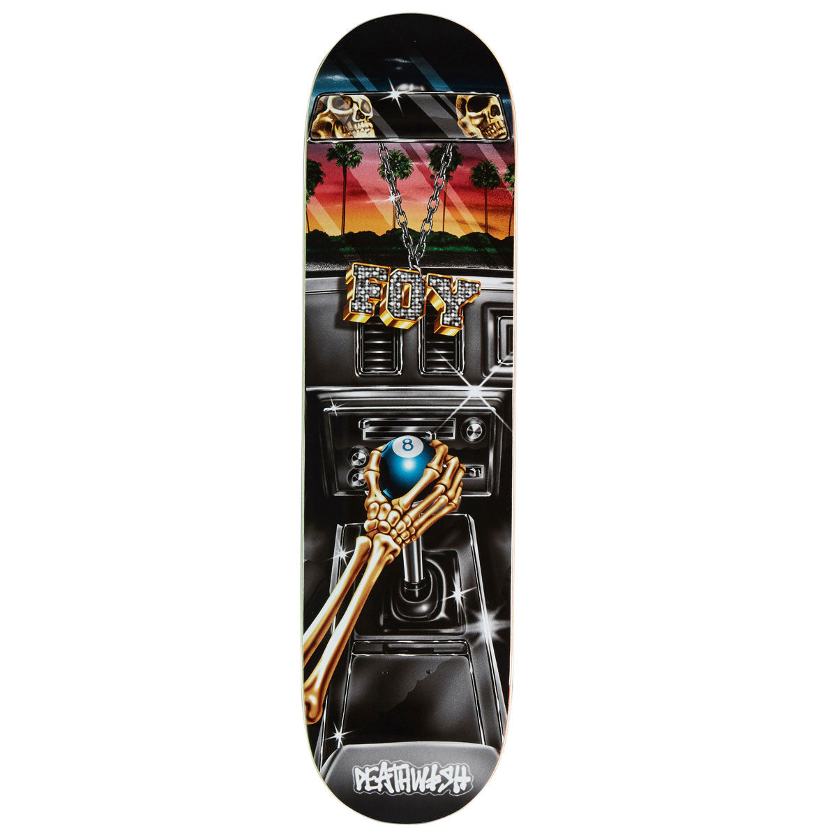 Deathwish Jamie Foy Samborgini Shifter Skateboard Deck - 8.00