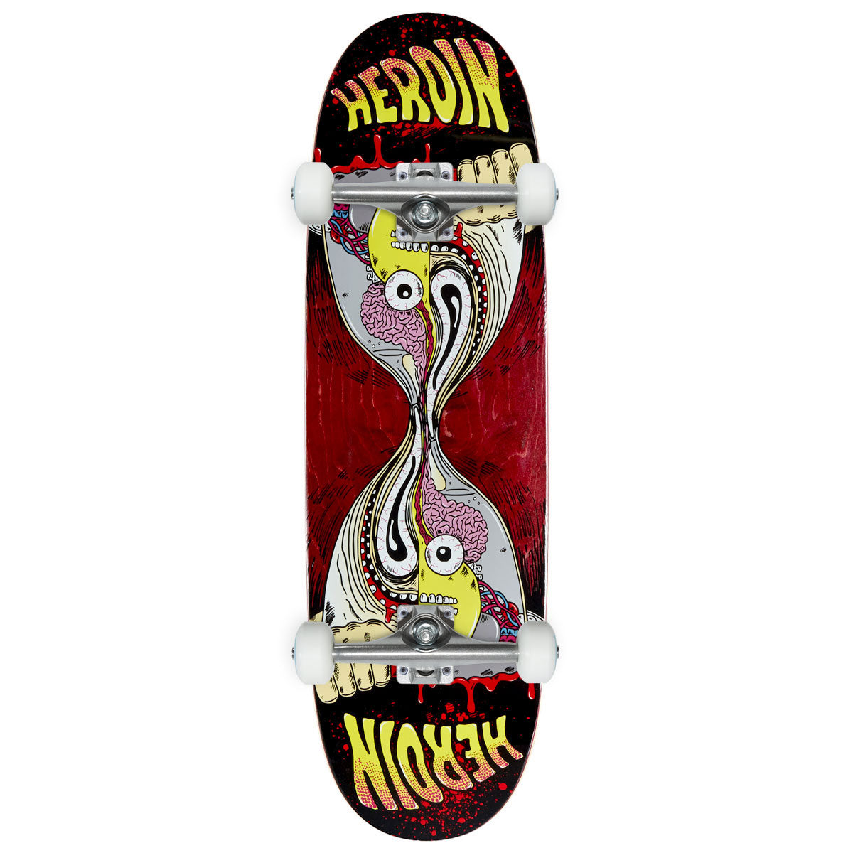 Heroin Merged Anatomy RazorEgg Skateboard Complete - 9.25
