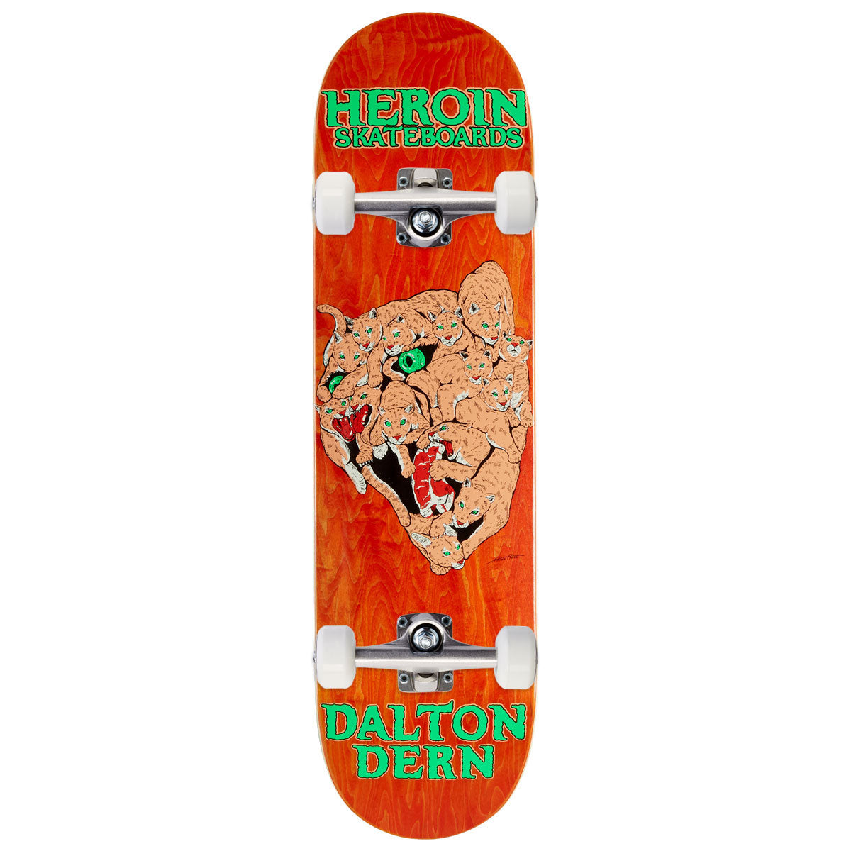 Heroin Dalton Dern Panther Skateboard Complete - 8.50