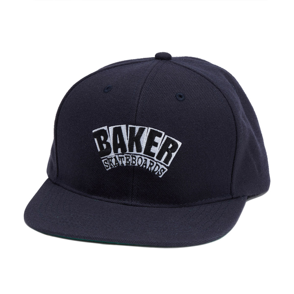 Baker Arch Logo Snapback Hat - Navy image 1