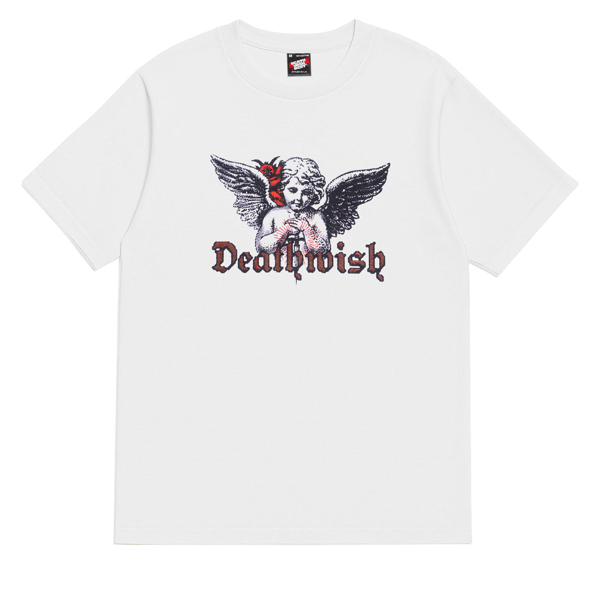 Deathwish Cherub T-Shirt - White image 1