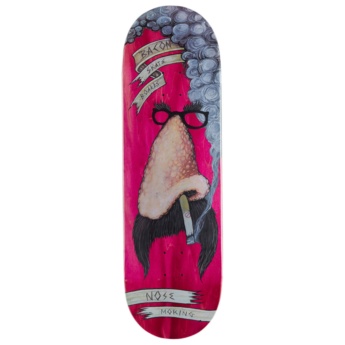 Bacon Nose Moking Skateboard Deck - 9.50