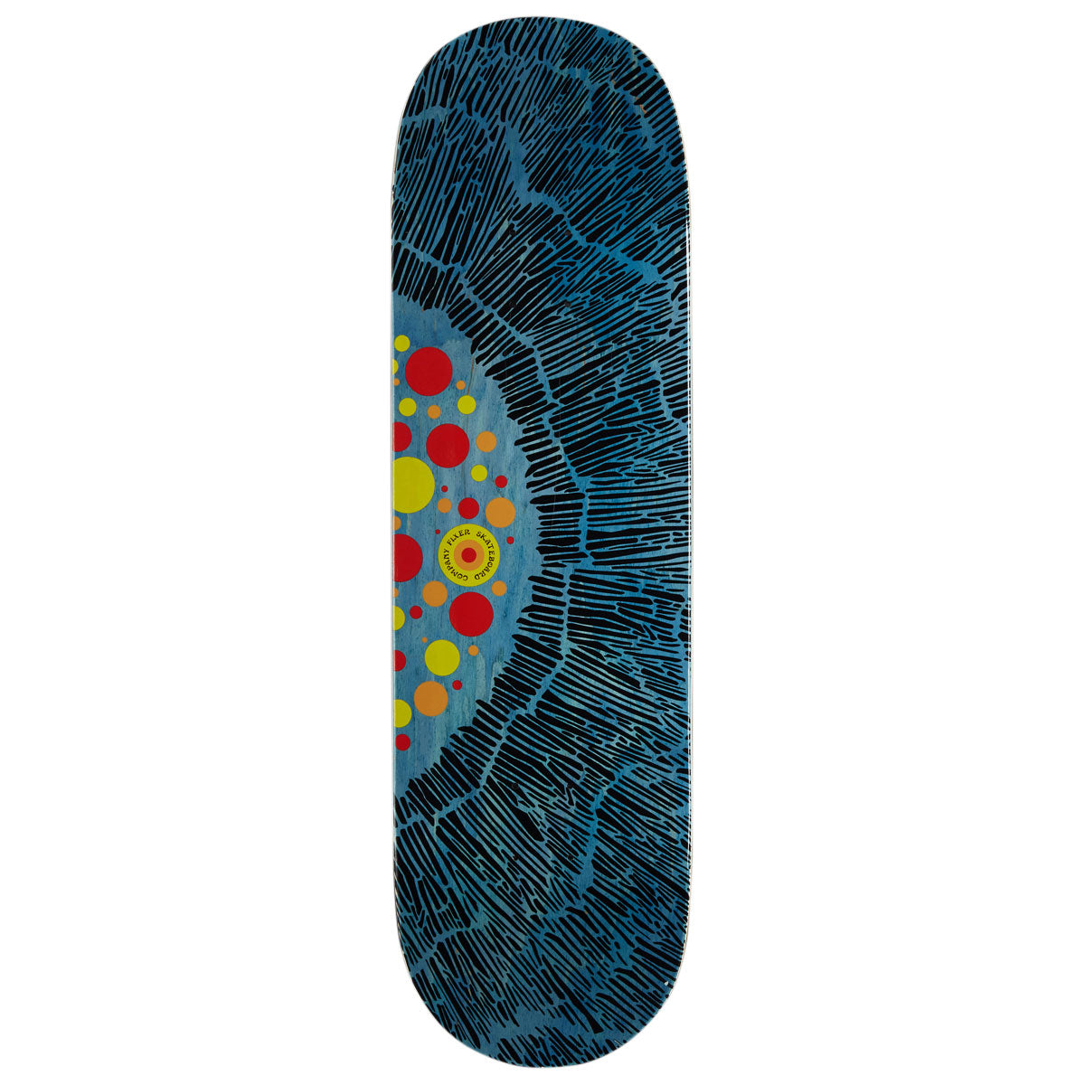 Fixer Ray Custom Popsicle Shape Skateboard Deck - 9.00