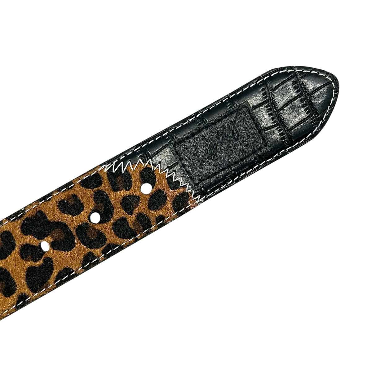 Loosey Croc Cheetah Belt - Black image 2