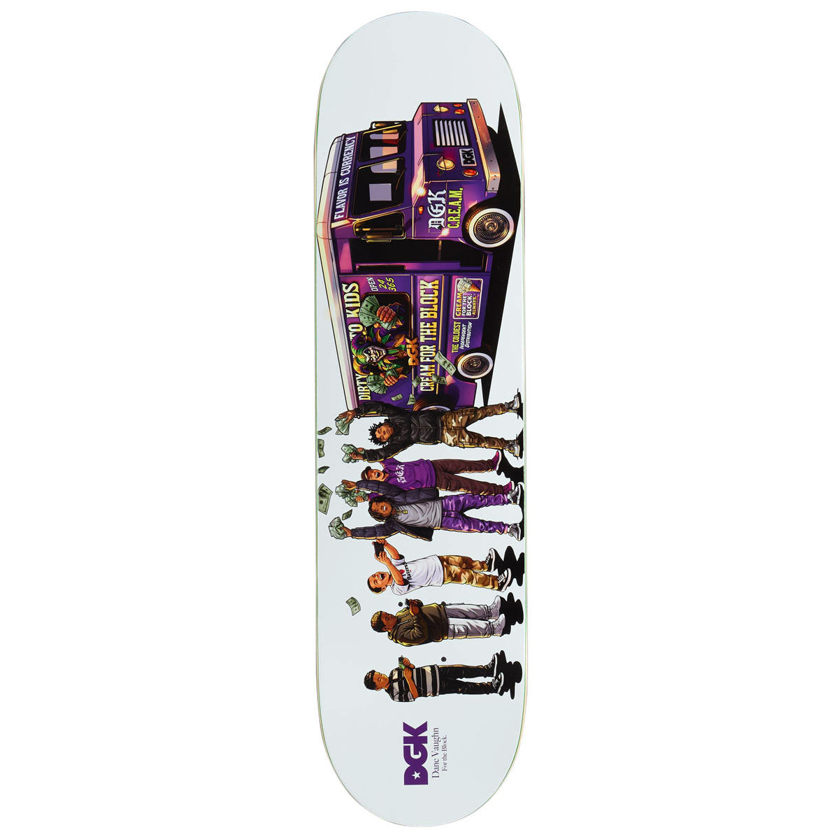 DGK For The Block Vaughn Skateboard Deck - 8.00