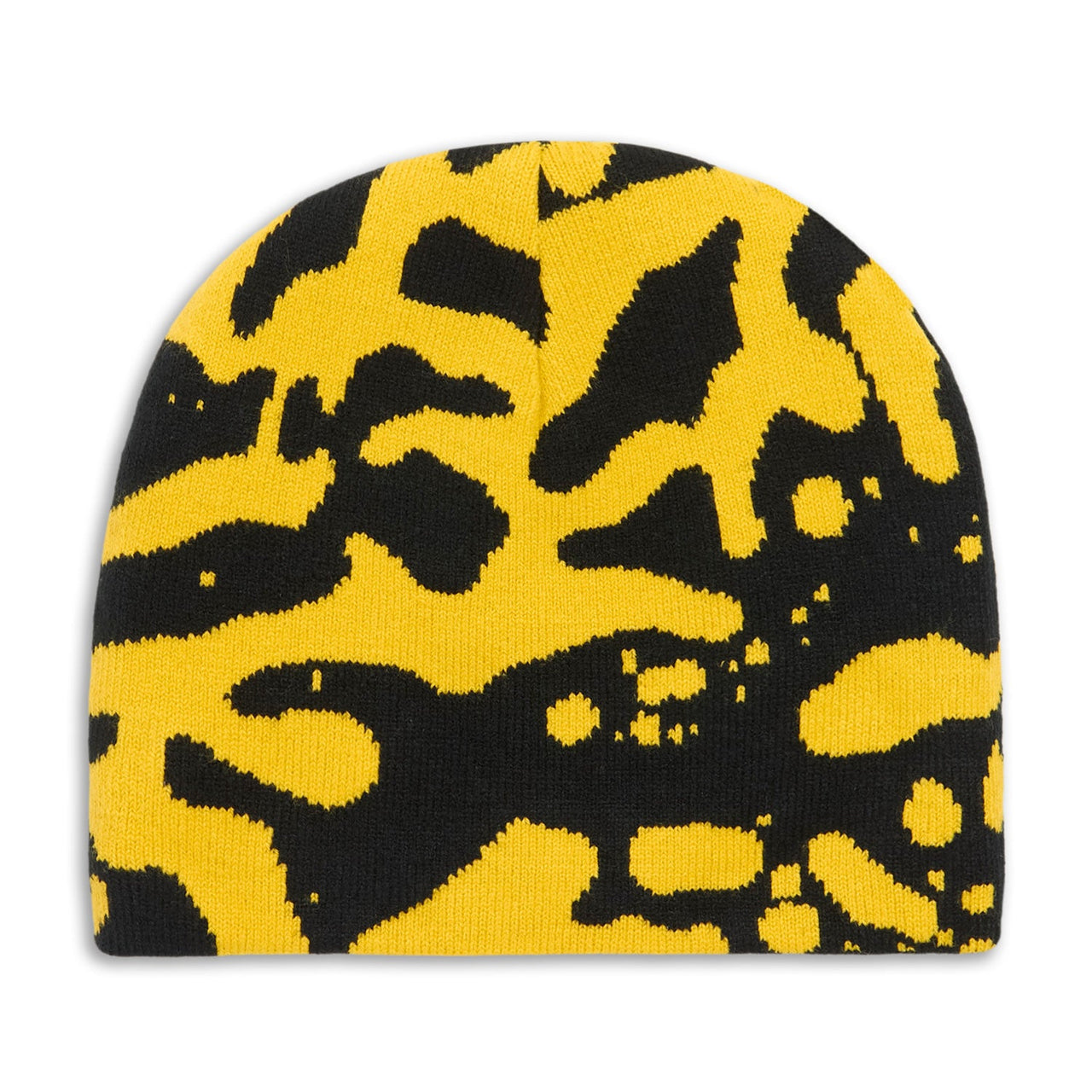 CCS Reversible Amphibian Skully Beanie - Yellow/Black image 2