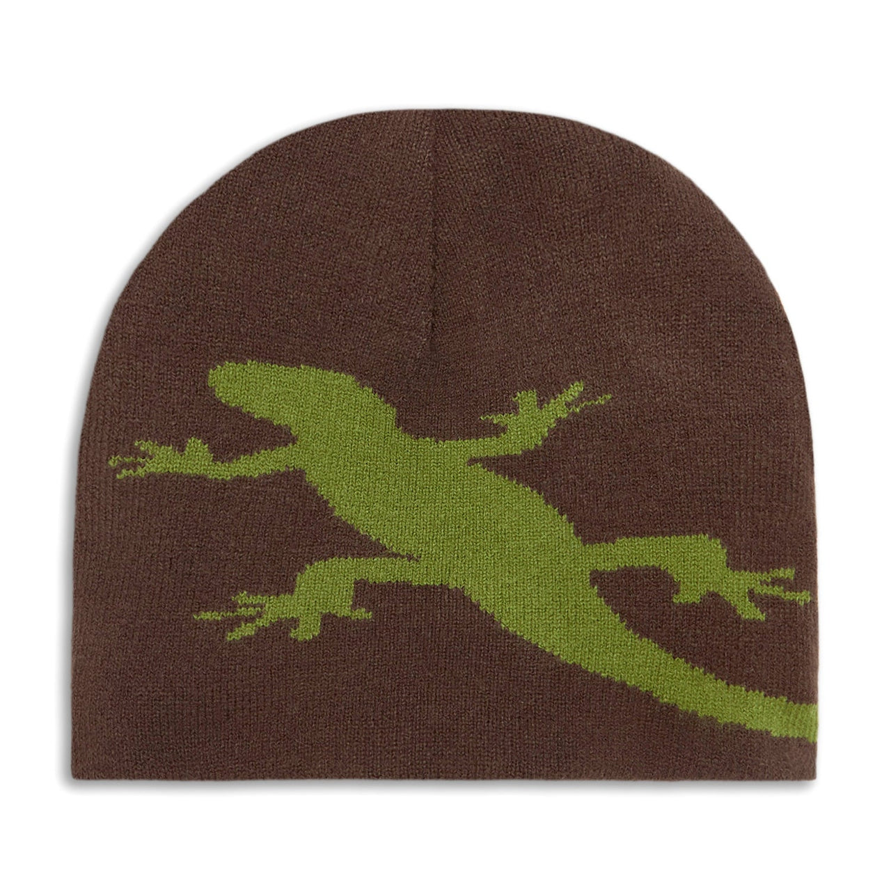 CCS Reversible Amphibian Skully Beanie - Green/Brown image 3