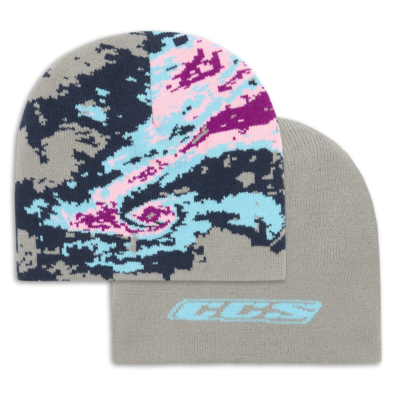 CCS Reversible Forecast Skully Beanie - Blizzard Grey image 1