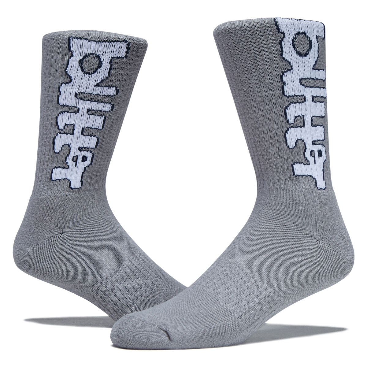 Butter Goods Warped Socks - Grey image 2