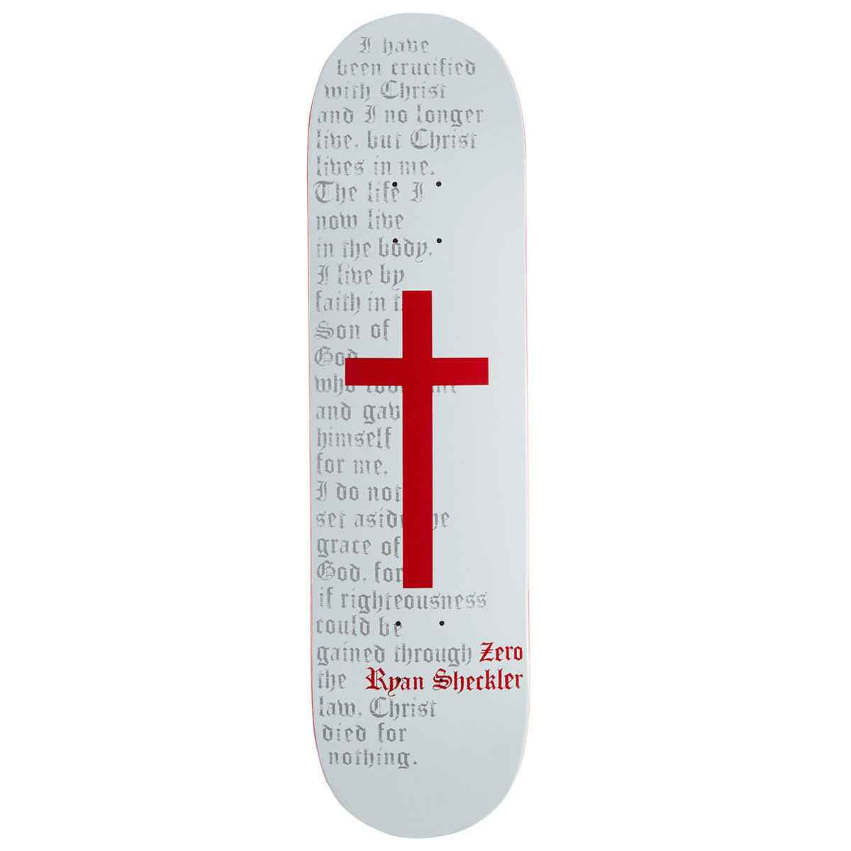 Zero Sheckler Cross Skateboard Deck - 8.25