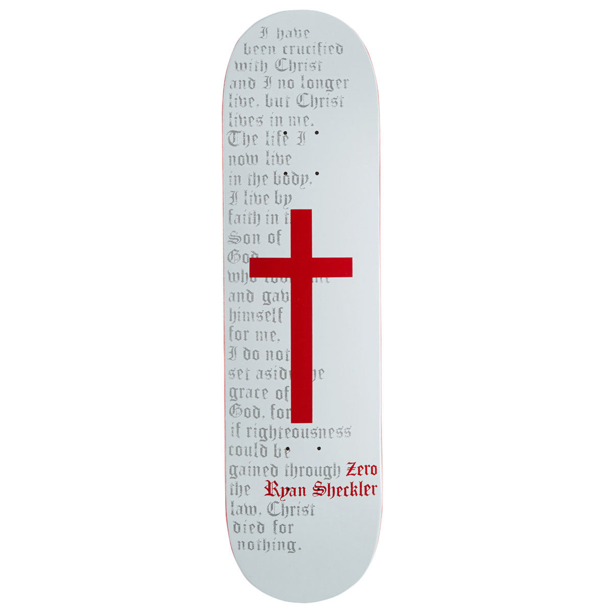 Zero Sheckler Cross Skateboard Deck - 8.50