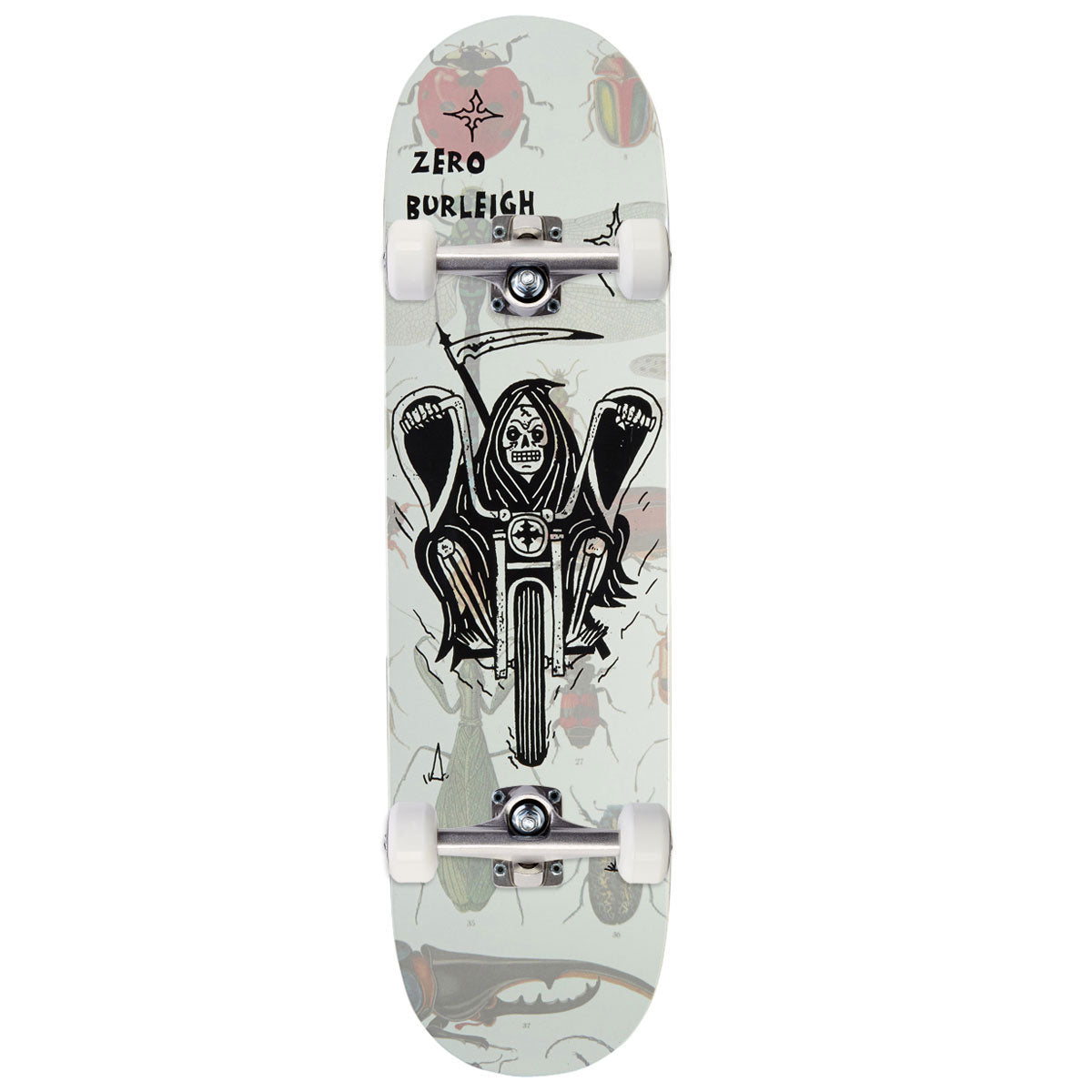 Zero Heavy Slime Brandon Burleigh Skateboard Complete - 8.50