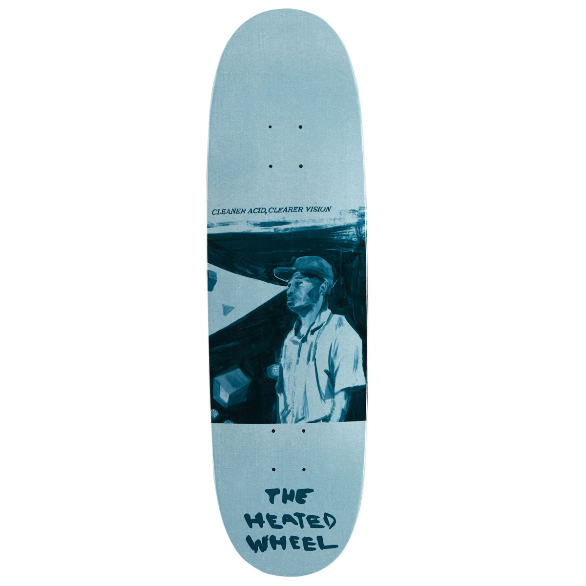 The Heated Wheel Cleaner Acid Egg Skateboard Deck - 8.75