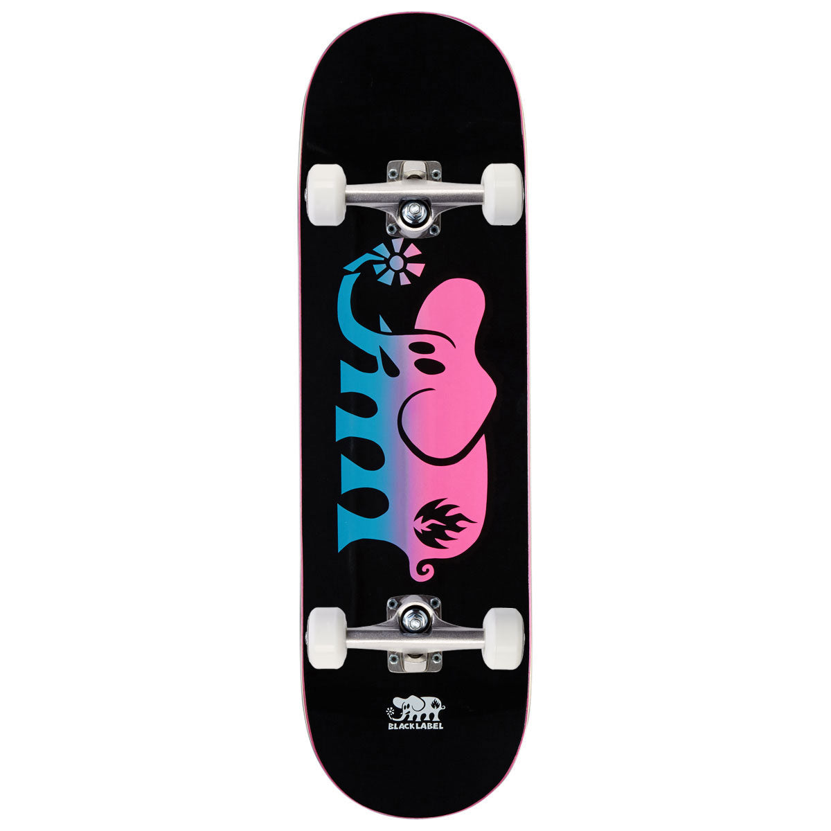 Black Label Elephant Fade Skateboard Complete - 9.00
