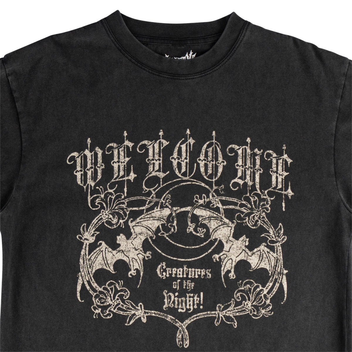 Welcome Night Creature T-Shirt - Vintage Black image 3