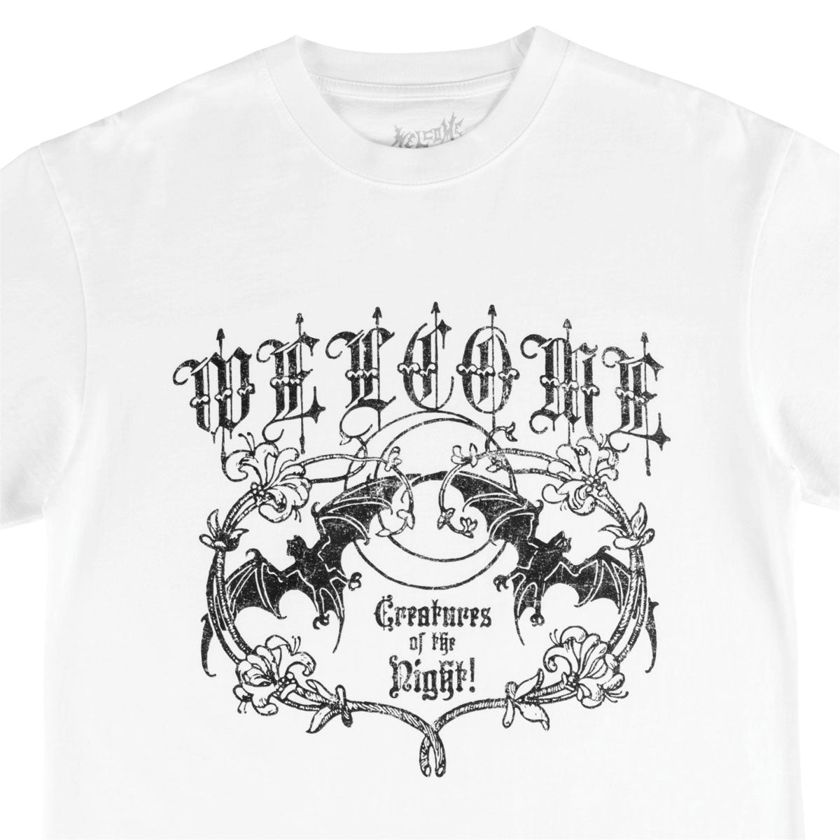 Welcome Night Creature T-Shirt - White image 3