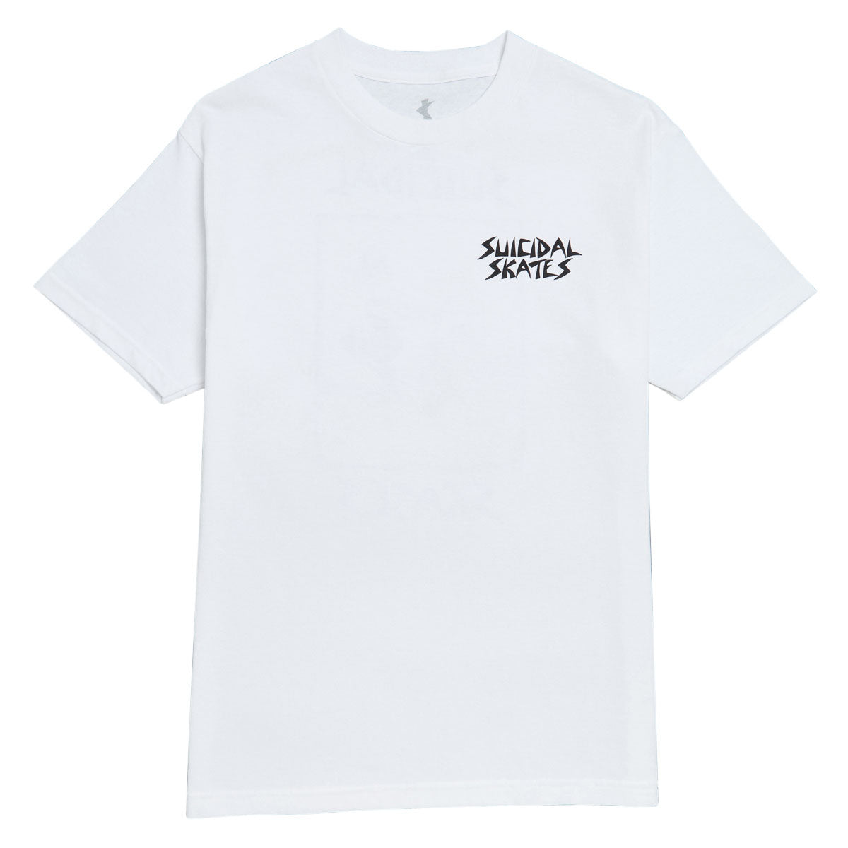 Dogtown x Suicidal Skates Pool Skater 80s T-Shirt - White/Black image 2