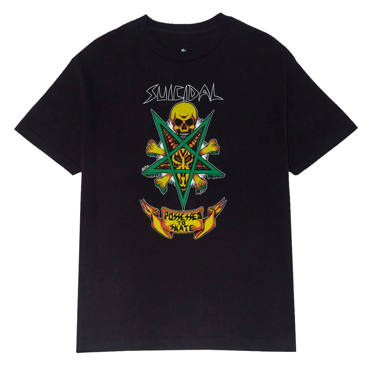 Dogtown x Suicidal Skates Possessed To Skate 80s T-Shirt - Black image 1