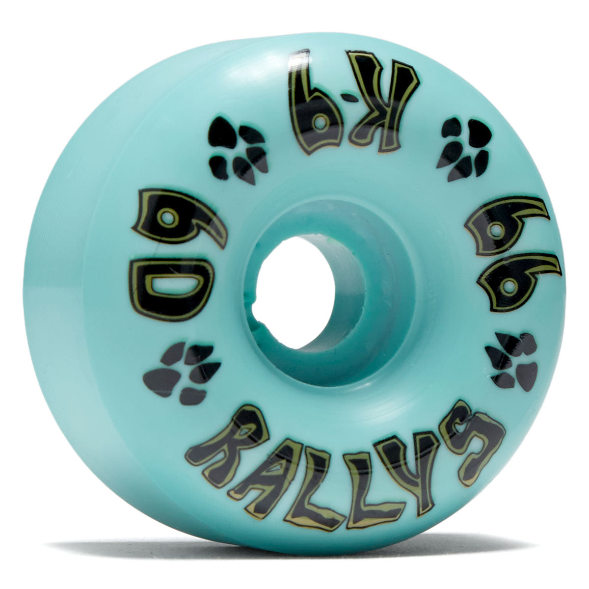 Dogtown K-9 Rally 99a Skateboard Wheels - Teal - 60mm image 1