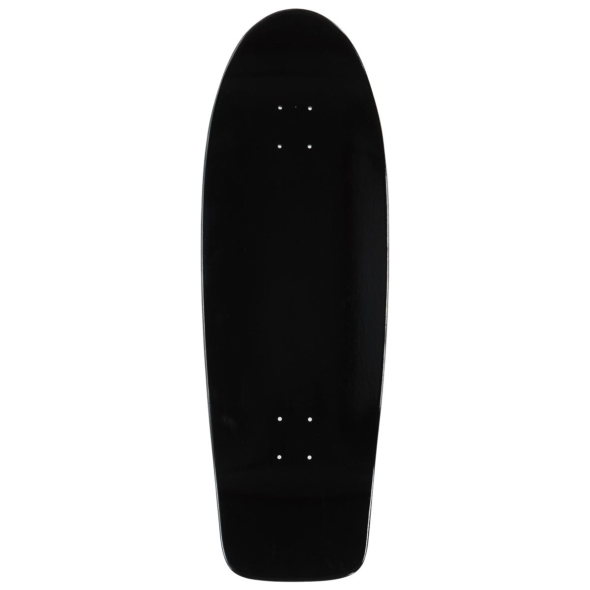 Dogtown Cross Logo 70s Rider Skateboard Deck - Gloss Black/Metallic Red Cross - 10.00