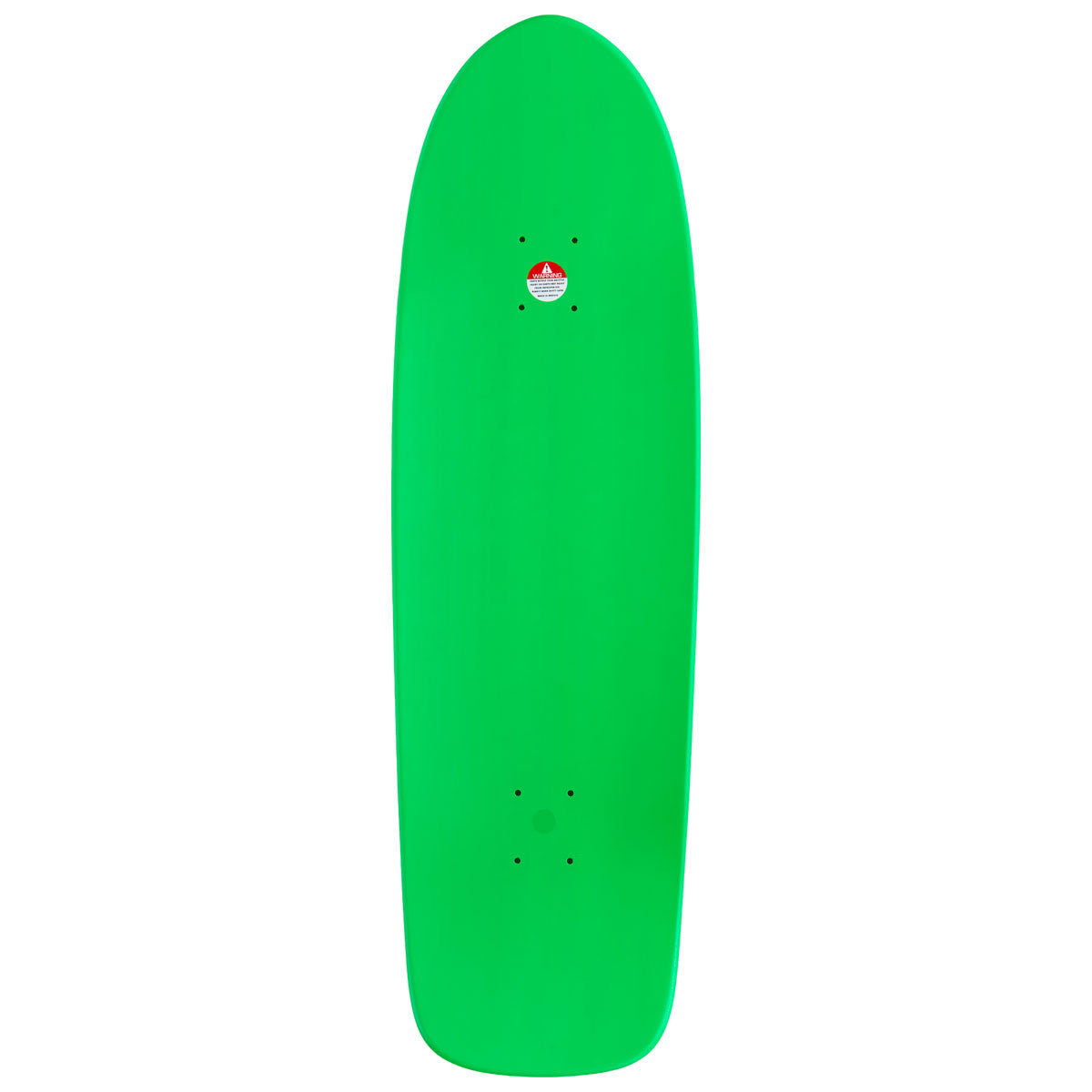 Dogtown Bigger Boy Skateboard Deck - Neon Green/Orange Cross - 9.523