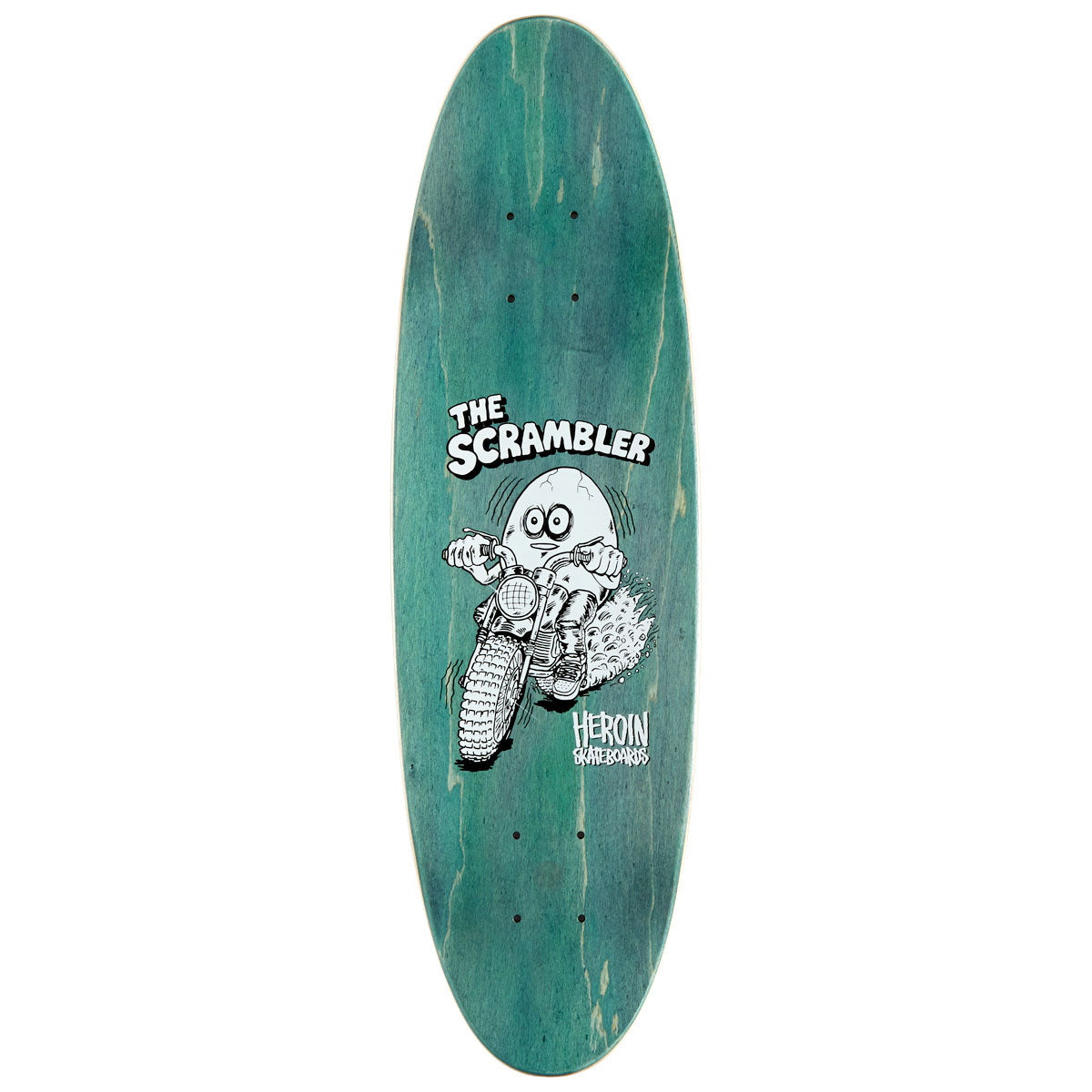 Heroin Scrambler Egg Skateboard Complete - 7.88